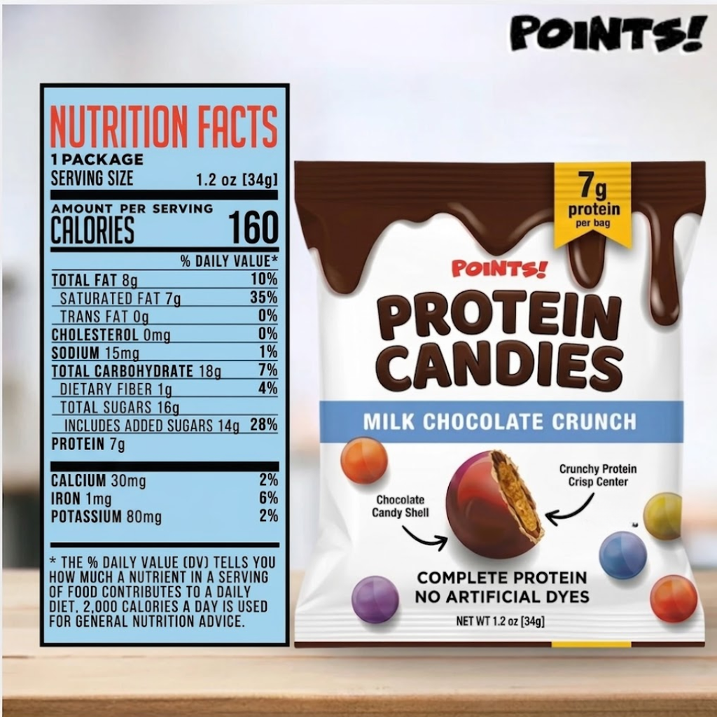 High Protein Mini Milk Chocolate Candies