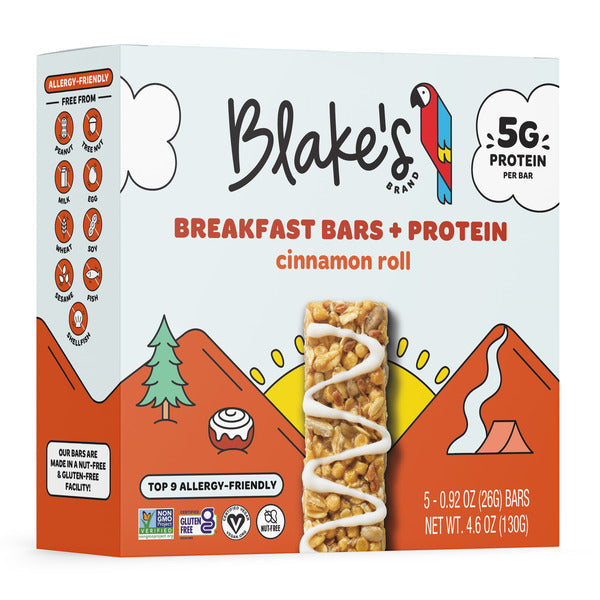 Blake's Breakfast Bars + Protein, Cinnamon Roll
